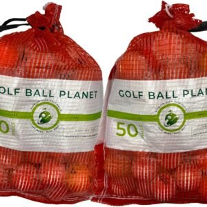 100 Shag/Practice/Hit Away/Range Used Golf Ball Mix in Mesh Bag - Golf Ball Planet