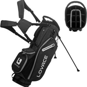 14-Way Golf Stand Bag, Lightweight Golf Bag with Stand for Men and Women