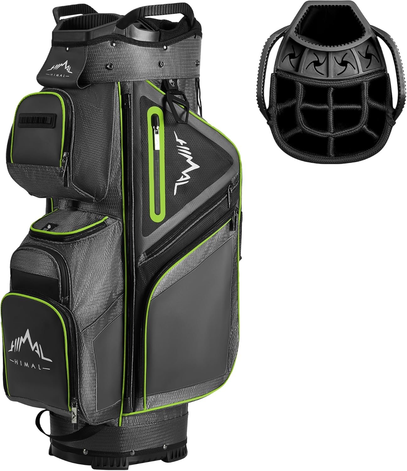 15-Way Golf Cart Bag, Premium Anti-Shake Divider Top Golf Bag with Comfortable Handles, Magnetic Pocket and Rain Cover 1 15-Way Golf Cart Bag, Premium Anti-Shake Divider Top Golf Bag with Comfortable Handles, Magnetic Pocket and Rain Cover