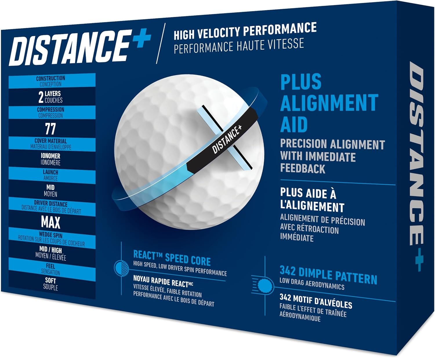 TaylorMade Golf Distance+ Golf Balls 4 TaylorMade Golf Distance+ Golf Balls - Image 4