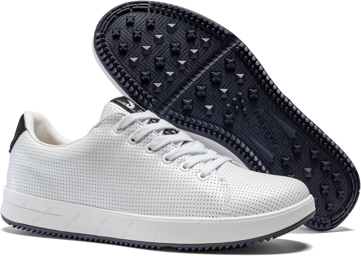 Men's Golf Shoes Professional Spikeless Leather Sneakers Non Slip Low Top Lightweight Comfort Travel Walking Shoes 3 Men's Golf Shoes Professional Spikeless Leather Sneakers Non Slip Low Top Lightweight Comfort Travel Walking Shoes - Image 3