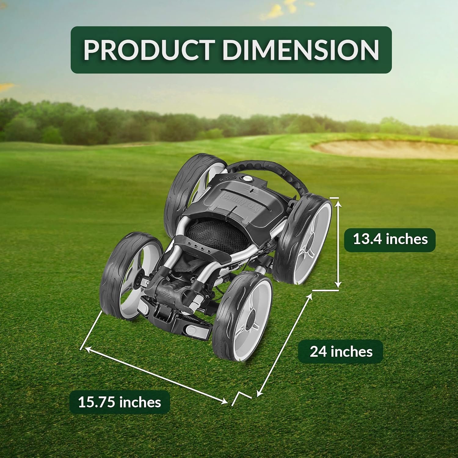 CaddyTek Explorer V8 - SuperLite 4 Wheel Golf Push Cart, Explorer Version 8 8 CaddyTek Explorer V8 - SuperLite 4 Wheel Golf Push Cart, Explorer Version 8 - Image 8