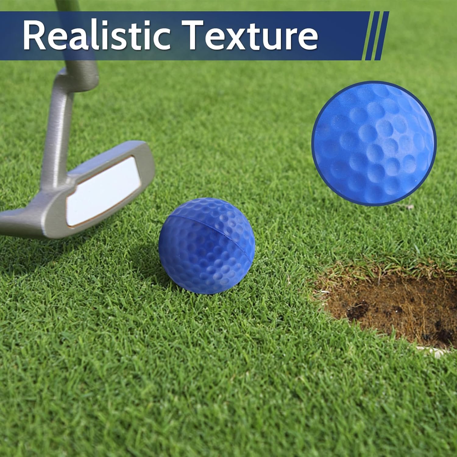 Guirnd 20 Pack Foam Golf Balls, 41mm Practice Golf Balls, Realistic Feel and Long Lasting Limited Fligh Practice Golf Balls for Backyard, Soft Golf Balls for Indoor or Outdoor 5 Guirnd 20 Pack Foam Golf Balls, 41mm Practice Golf Balls, Realistic Feel and Long Lasting Limited Fligh Practice Golf Balls for Backyard, Soft Golf Balls for Indoor or Outdoor - Image 5