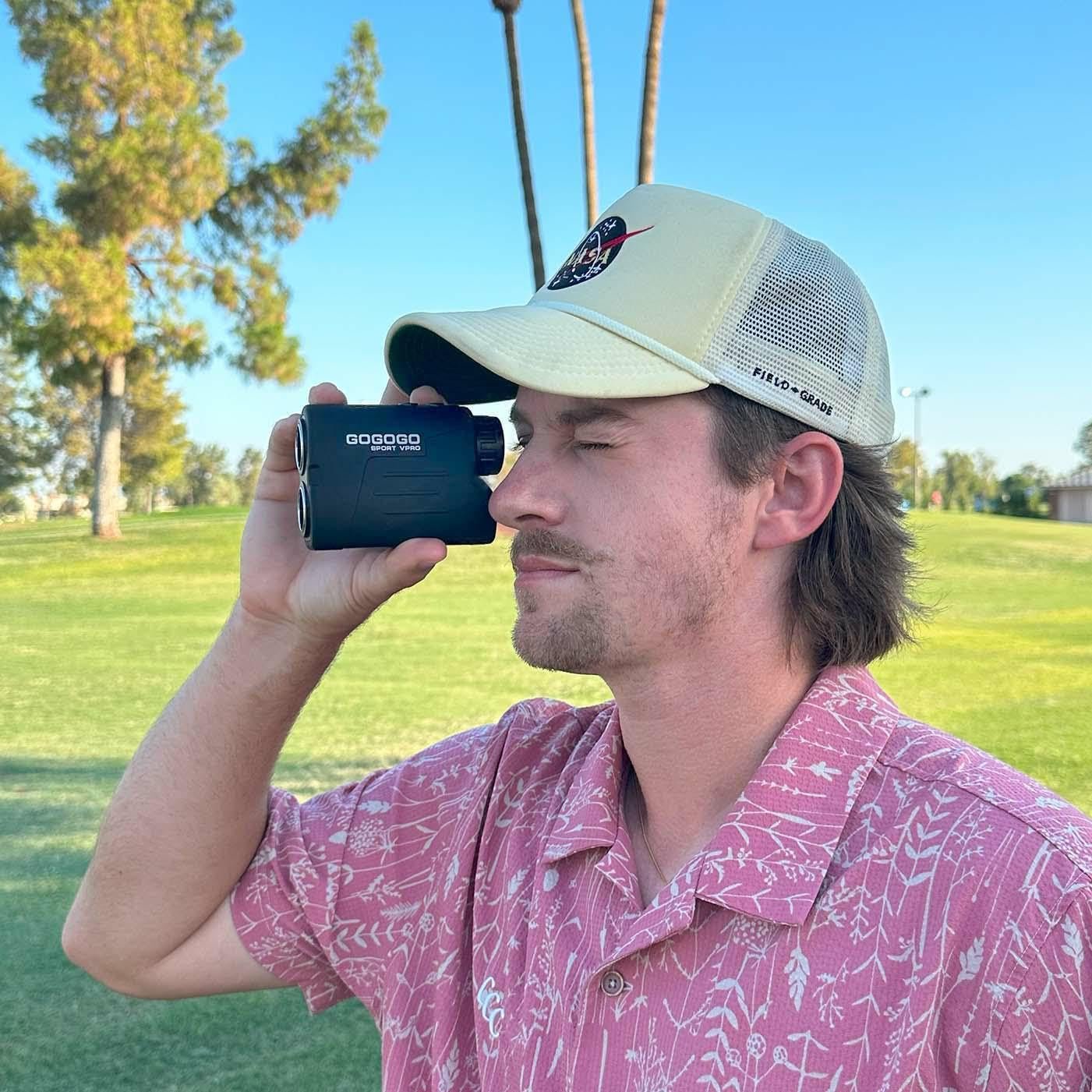 Gogogo Sport Vpro GS03 Laser Golf/Hunting Rangefinder, 1000/1200 Yards Laser Range Finder with 6X Magnification Ultra-Clear View, Lightweight, Slope, Pin-Seeker & Flag-Lock & Vibration 5 Gogogo Sport Vpro GS03 Laser Golf/Hunting Rangefinder, 1000/1200 Yards Laser Range Finder with 6X Magnification Ultra-Clear View, Lightweight, Slope, Pin-Seeker & Flag-Lock & Vibration - Image 5