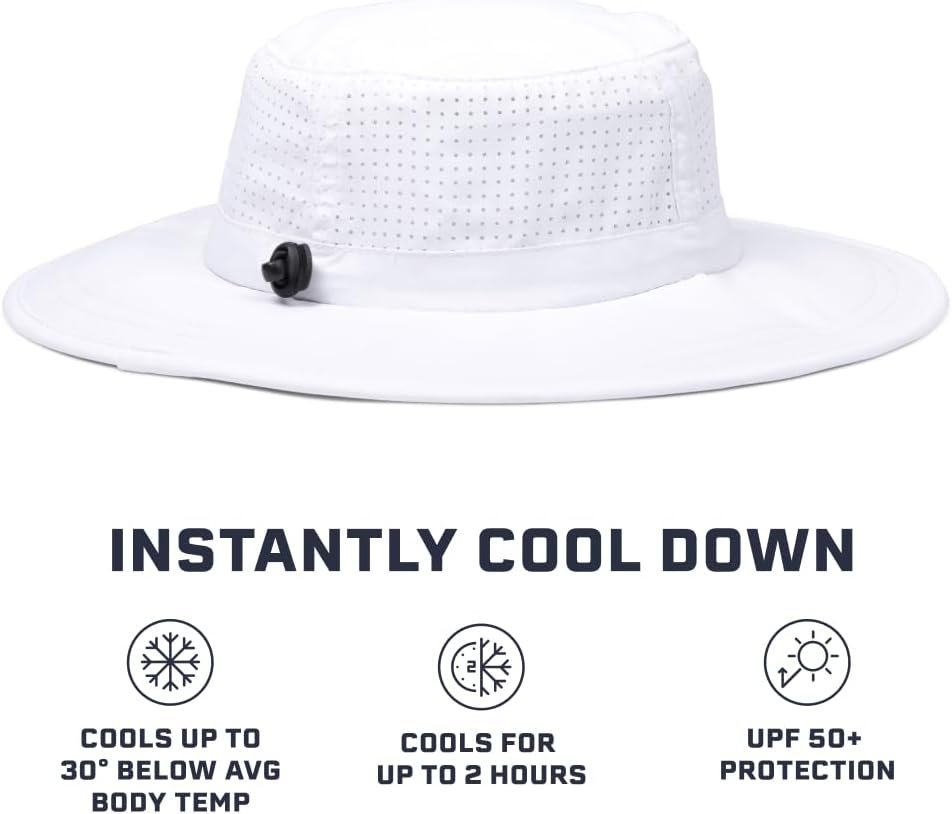 MISSION Cooling UPF Boonie Hat - Unisex Sun Hat for Hiking, Beach & Fishing - Sweat & Water Activated Technology 3 MISSION Cooling UPF Boonie Hat - Unisex Sun Hat for Hiking, Beach & Fishing - Sweat & Water Activated Technology - Image 3