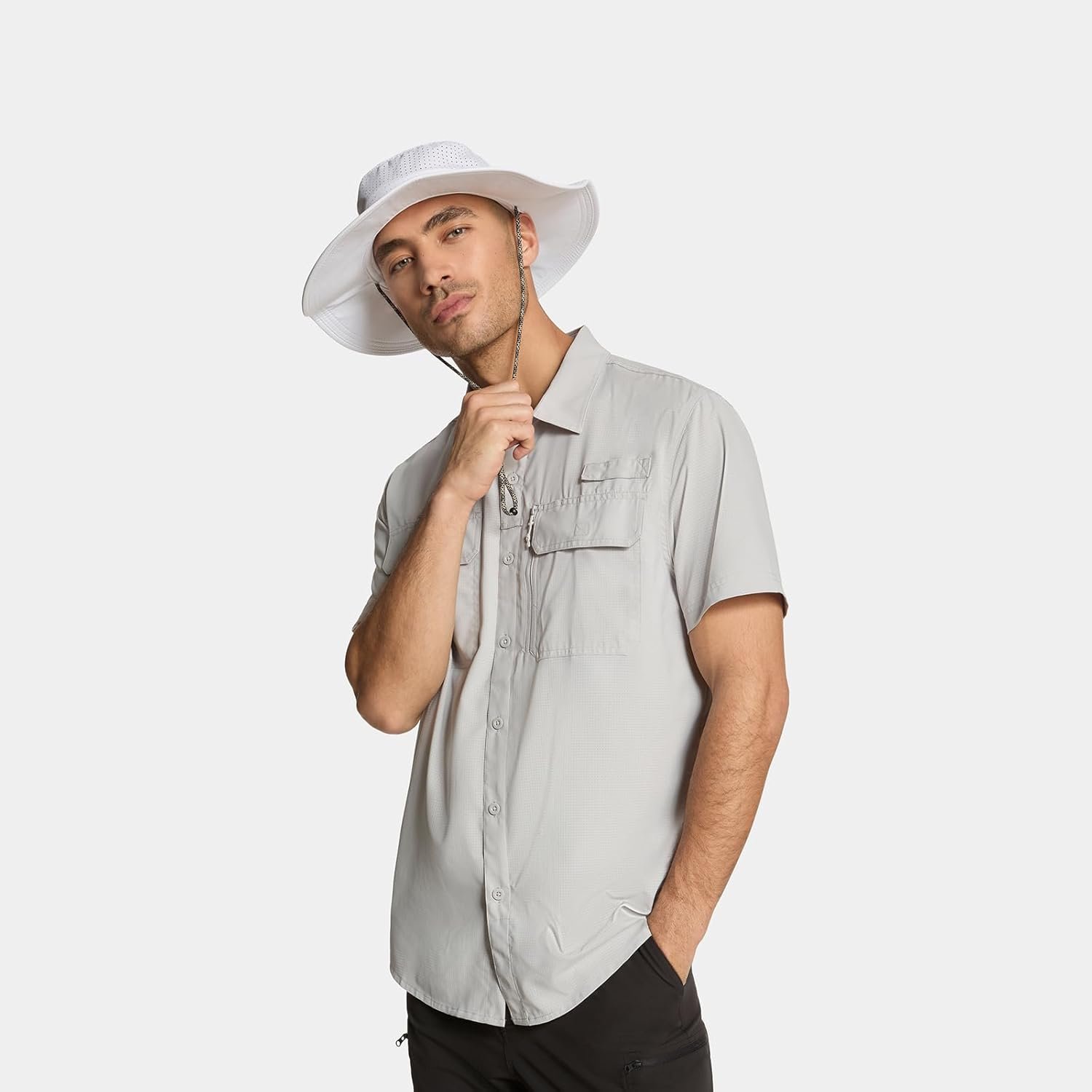 MISSION Cooling UPF Boonie Hat - Unisex Sun Hat for Hiking, Beach & Fishing - Sweat & Water Activated Technology 8 MISSION Cooling UPF Boonie Hat - Unisex Sun Hat for Hiking, Beach & Fishing - Sweat & Water Activated Technology - Image 8