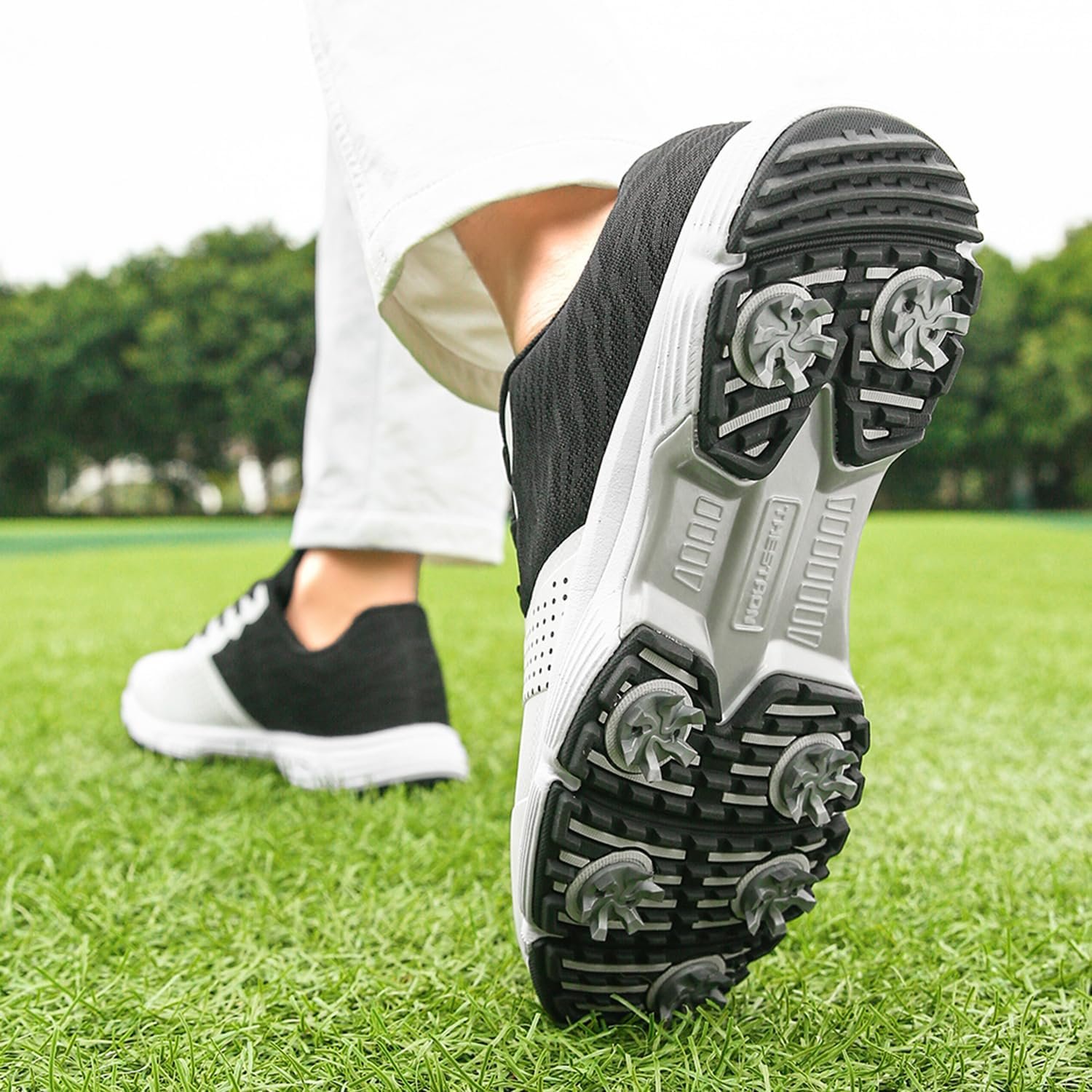 Waterproof Professional Golf Shoes Men Spikes Golf Sneakers Male Outdoor Anti Slip Walking Footwears 5 Waterproof Professional Golf Shoes Men Spikes Golf Sneakers Male Outdoor Anti Slip Walking Footwears - Image 5