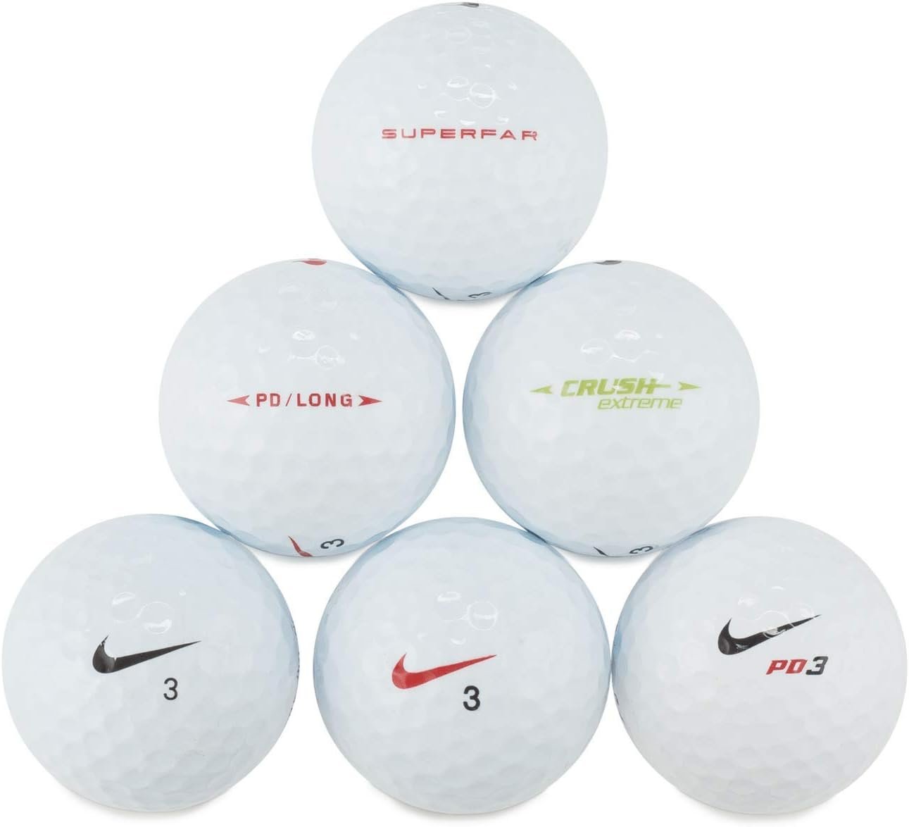 Reload Recycled Golf Balls (24-Pack) of Nike Golf Balls, White, One Size 4 Reload Recycled Golf Balls (24-Pack) of Nike Golf Balls, White, One Size - Image 4