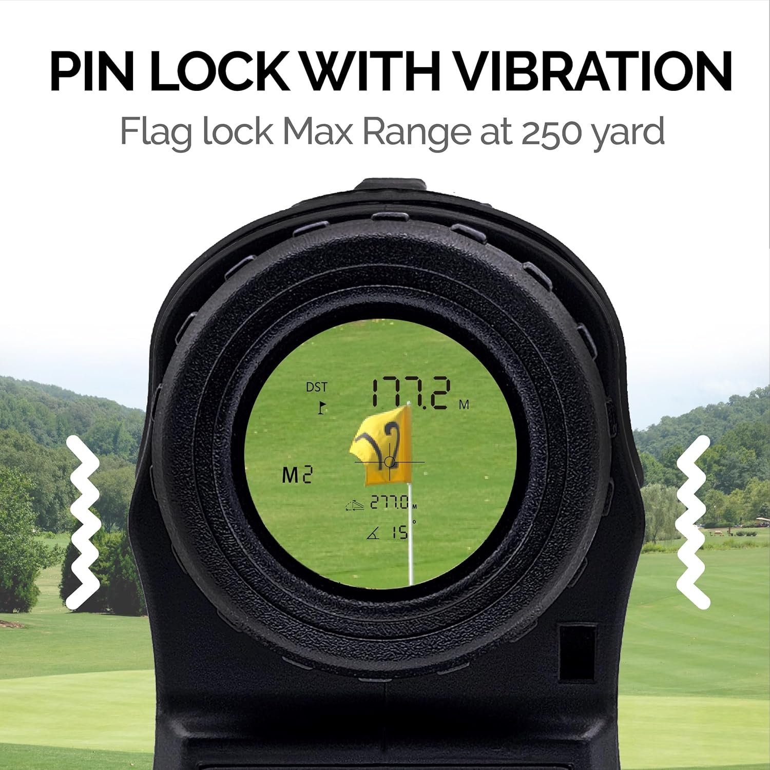 Golf Laser Rangefinder Hunting Range Finder 900Y Fast Focus High-Precision Continuous Scan Flag Pole Locking Vibration Function Slope Mode Range Finder 4 Golf Laser Rangefinder Hunting Range Finder 900Y Fast Focus High-Precision Continuous Scan Flag Pole Locking Vibration Function Slope Mode Range Finder - Image 4