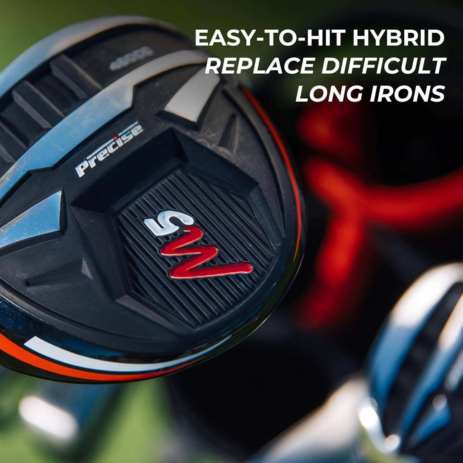 Precise M5 Men's Complete Golf Clubs Package Set Includes Titanium Driver, S.S. Fairway, S.S. Hybrid, S.S. 5-PW Irons, Putter, Stand Bag, 3 H/C's 3 Precise M5 Men's Complete Golf Clubs Package Set Includes Titanium Driver, S.S. Fairway, S.S. Hybrid, S.S. 5-PW Irons, Putter, Stand Bag, 3 H/C's - Image 3