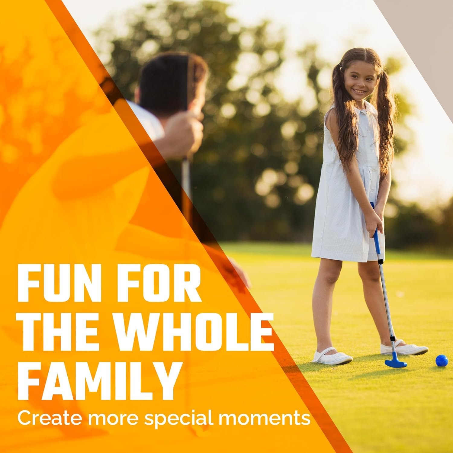 Kids Putter - Extendable Shaft for Junior Golfers - Adjustable Size for Right and Left Hand - Perfect Training Club for Kids - Includes 3 Balls, Cup with Flag 5 Kids Putter - Extendable Shaft for Junior Golfers - Adjustable Size for Right and Left Hand - Perfect Training Club for Kids - Includes 3 Balls, Cup with Flag - Image 5