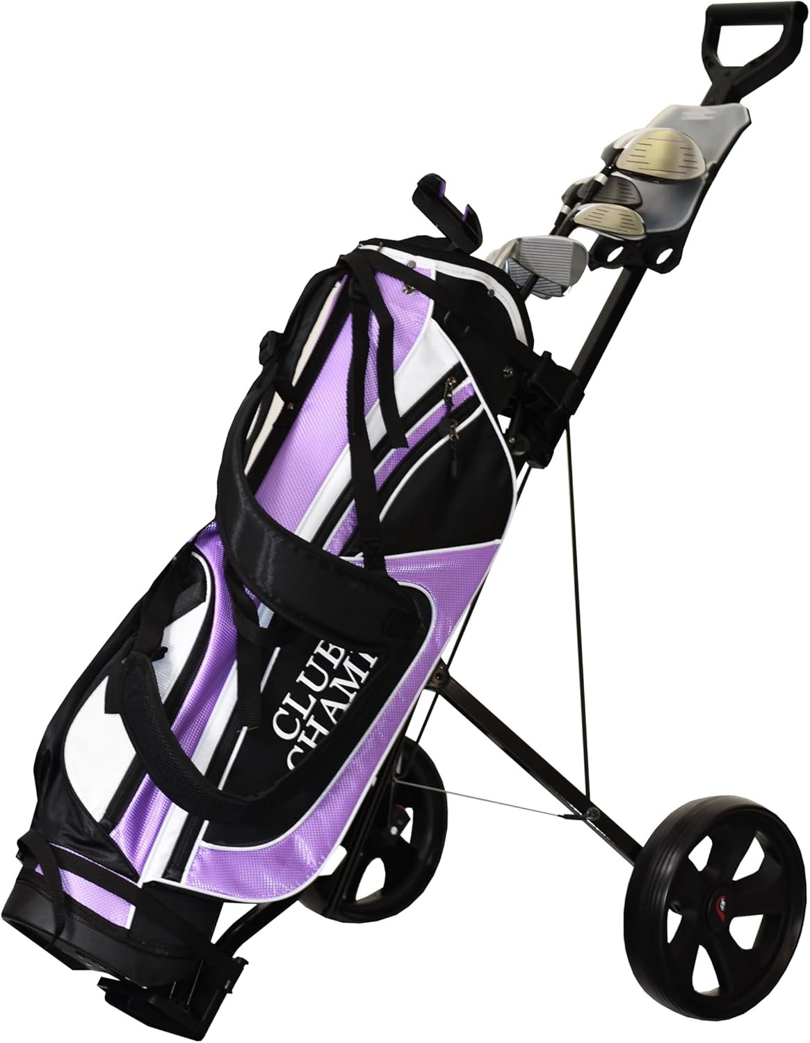 Jef World Of Golf Deluxe Steel Push Cart 9 Jef World Of Golf Deluxe Steel Push Cart - Image 9