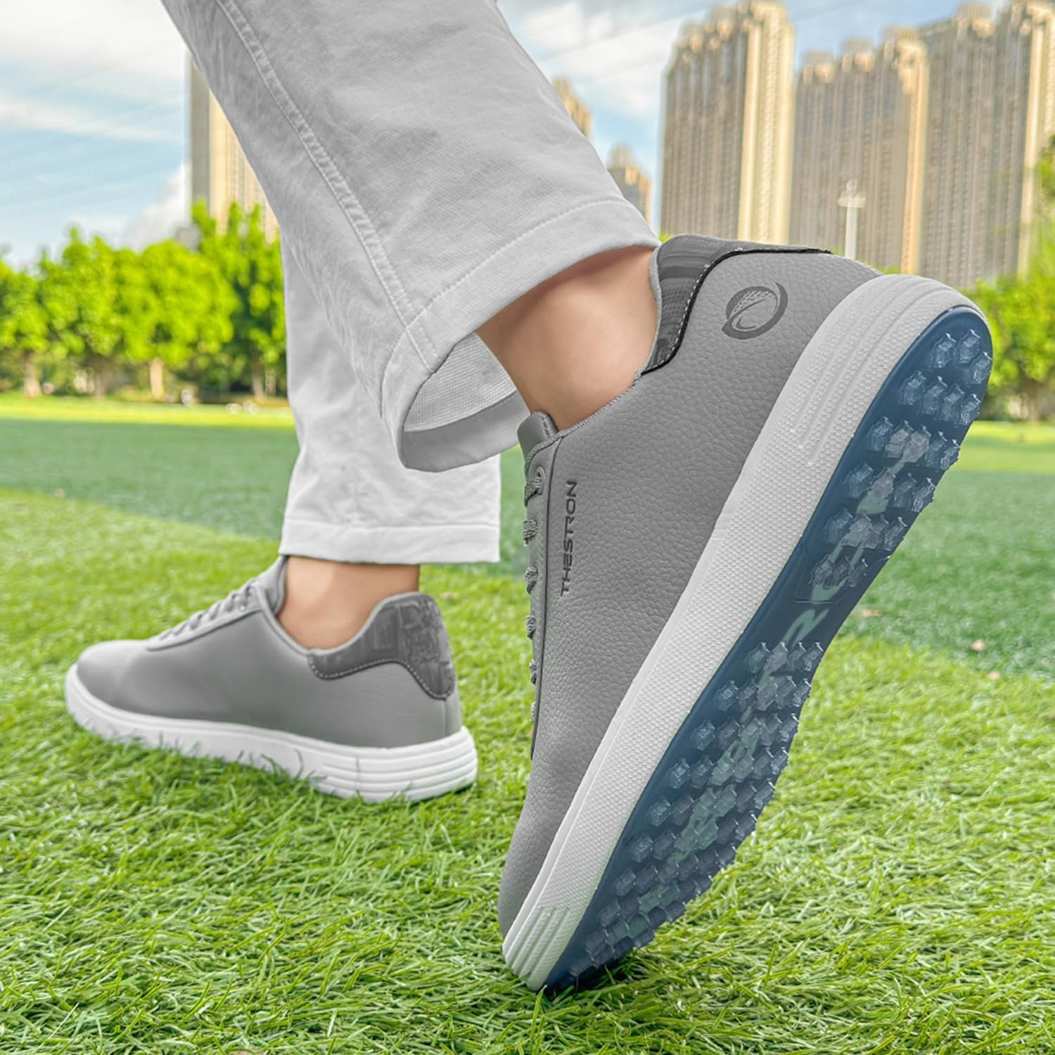 Spikeless Golf Shoes Men Professional Golf Foowears Luxury Walking Footwears for Golfers Outdoor 5 Spikeless Golf Shoes Men Professional Golf Foowears Luxury Walking Footwears for Golfers Outdoor - Image 5