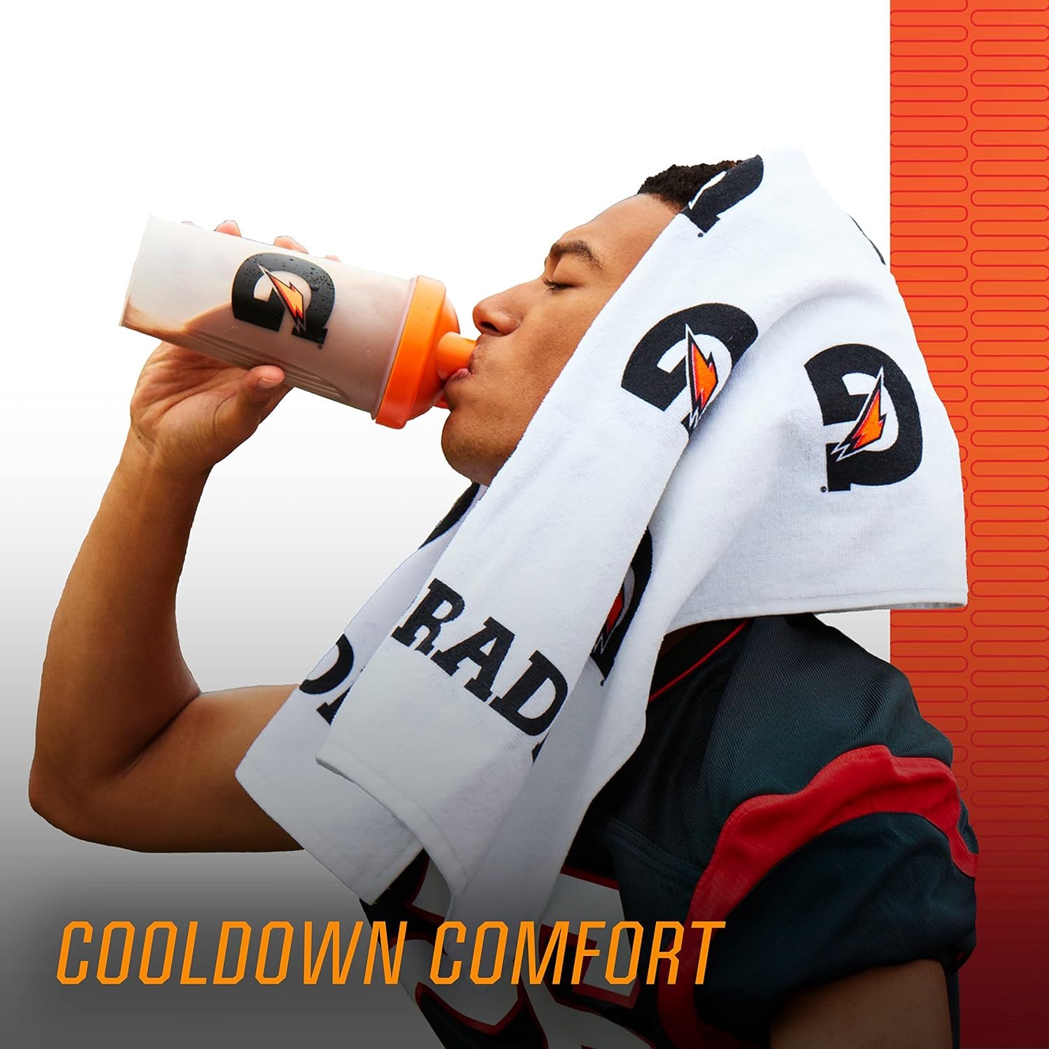 Gatorade Premium Sideline Towel Bi-color, White, Small 6 Gatorade Premium Sideline Towel Bi-color, White, Small - Image 6