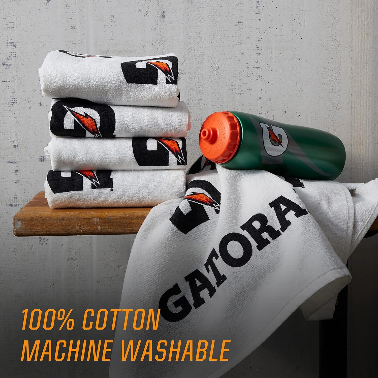 Gatorade Premium Sideline Towel Bi-color, White, Small 7 Gatorade Premium Sideline Towel Bi-color, White, Small - Image 7