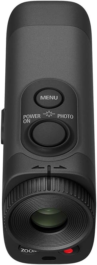 Canon PowerShot Golf Digital Laser Rangefinder, Digital Zoom, Magnify 6X to 12x, Built-in Slope Correction, Photo and Video Camera Capabilities, IPX4 Equivalent Water Resistant, Black 6 Canon PowerShot Golf Digital Laser Rangefinder, Digital Zoom, Magnify 6X to 12x, Built-in Slope Correction, Photo and Video Camera Capabilities, IPX4 Equivalent Water Resistant, Black - Image 6