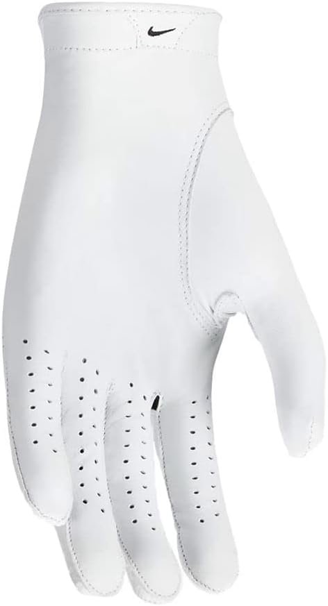 Nike Mens Tour Classic IV Left Hand White Golf Glove 2 Nike Mens Tour Classic IV Left Hand White Golf Glove - Image 2