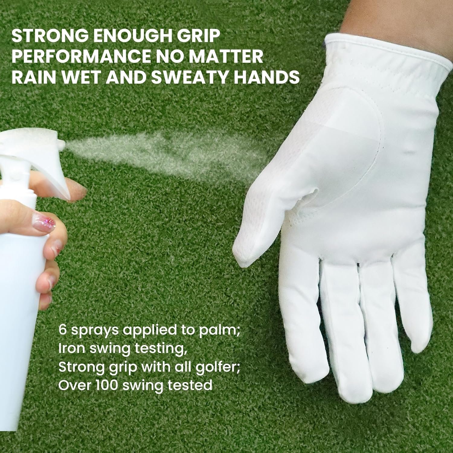 FINGER TEN Golf Gloves Men Right Left Handed Golfer Mens Glove RainGrip Hot Wet Weather Value 6 Pack, All Weather in Small Medium M/Large Large XL XXL 3XL 5 FINGER TEN Golf Gloves Men Right Left Handed Golfer Mens Glove RainGrip Hot Wet Weather Value 6 Pack, All Weather in Small Medium M/Large Large XL XXL 3XL - Image 5