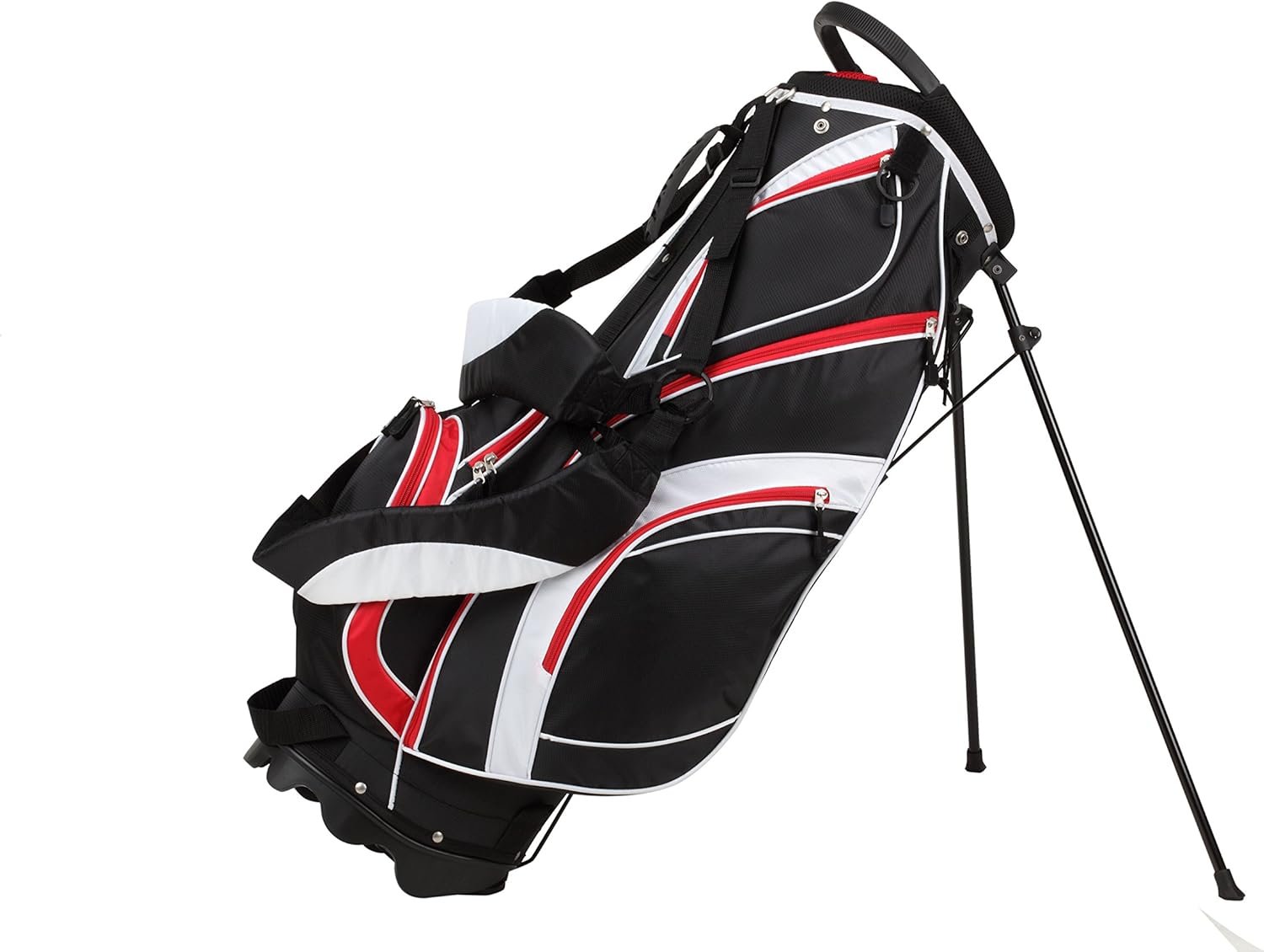 18 Piece Complete Men’s Golf Club Set with Titanium Driver, #3 & #5 Fairway Woods, #4 Hybrid, 5-SW Irons, Putter, Stand Bag, 4 H/C's, Men’s Golf Clubs Full Set Right Handed 9 18 Piece Complete Men’s Golf Club Set with Titanium Driver, #3 & #5 Fairway Woods, #4 Hybrid, 5-SW Irons, Putter, Stand Bag, 4 H/C's, Men’s Golf Clubs Full Set Right Handed - Image 9