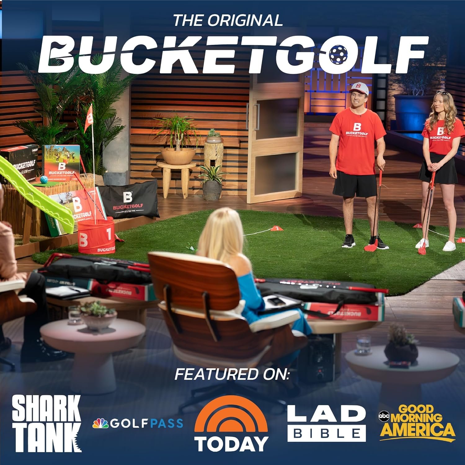 BucketGolf Club - Backyard Outdoor Golf Club with Oversize Club Head to Play BucketGolf, Hit Plastic Or Foam Golf Balls in Grass, Parks, Yards 5 BucketGolf Club - Backyard Outdoor Golf Club with Oversize Club Head to Play BucketGolf, Hit Plastic Or Foam Golf Balls in Grass, Parks, Yards - Image 5