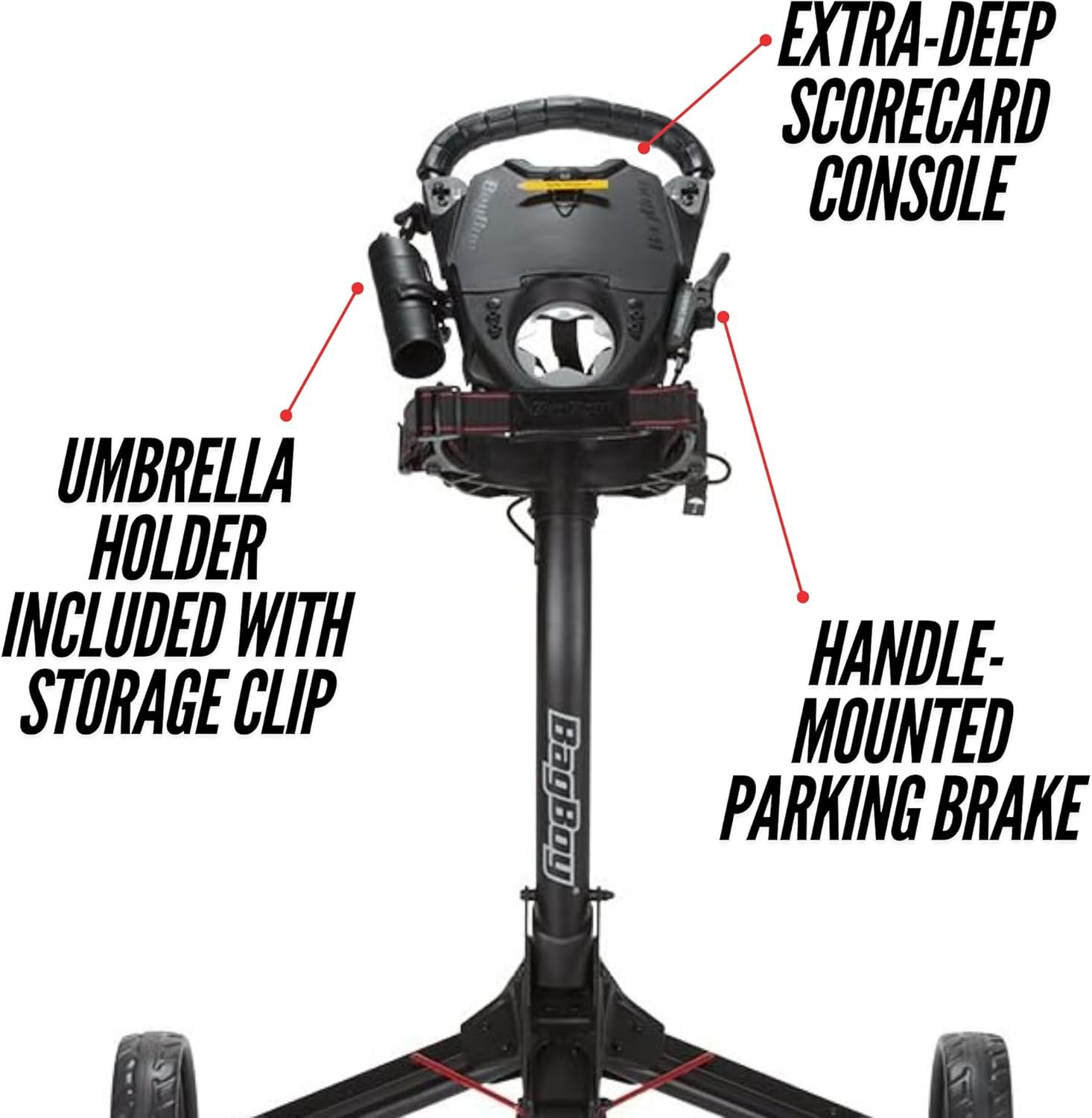 Bag Boy Compact 3 Golf Push Cart 5 Bag Boy Compact 3 Golf Push Cart - Image 5
