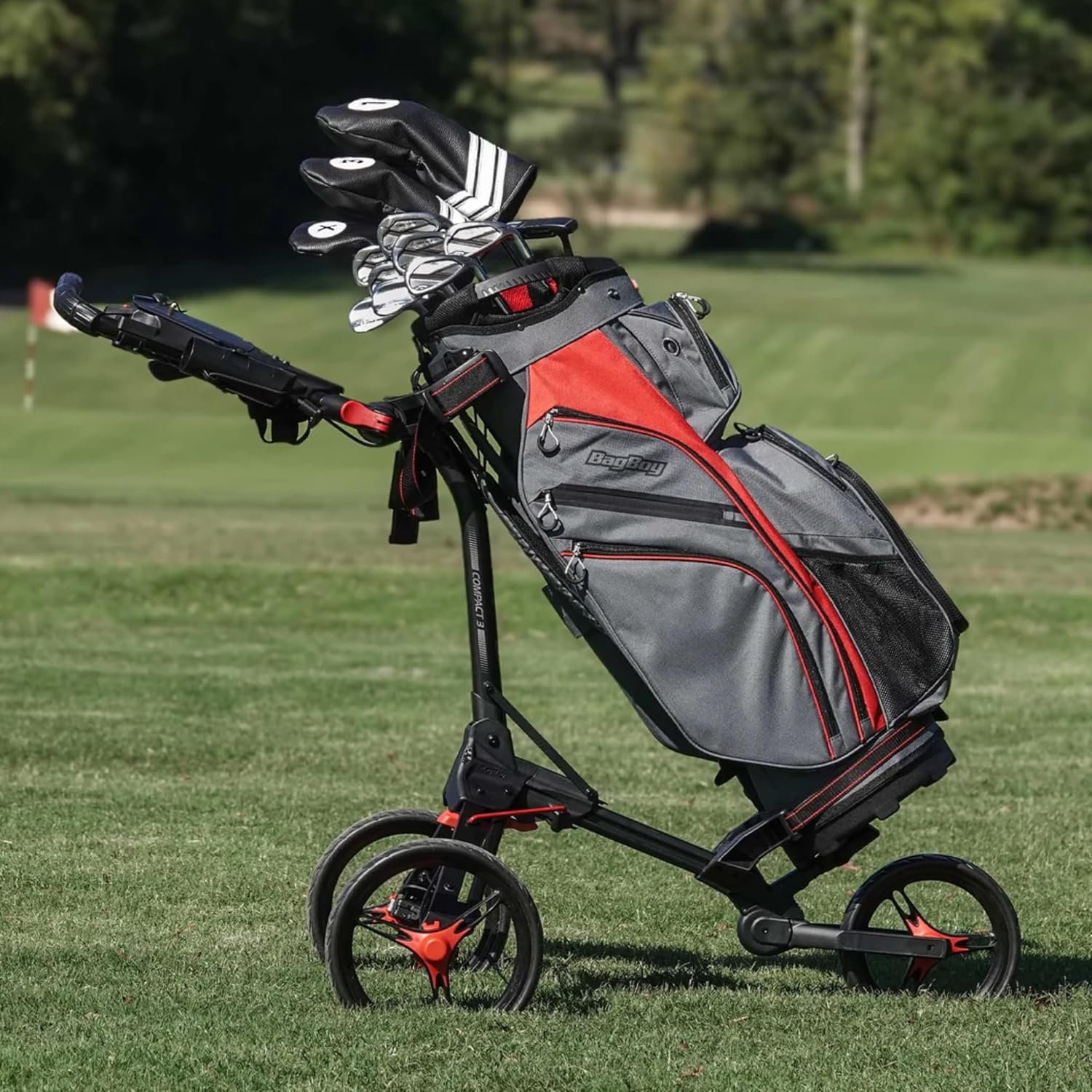 Bag Boy Compact 3 Golf Push Cart 7 Bag Boy Compact 3 Golf Push Cart - Image 7