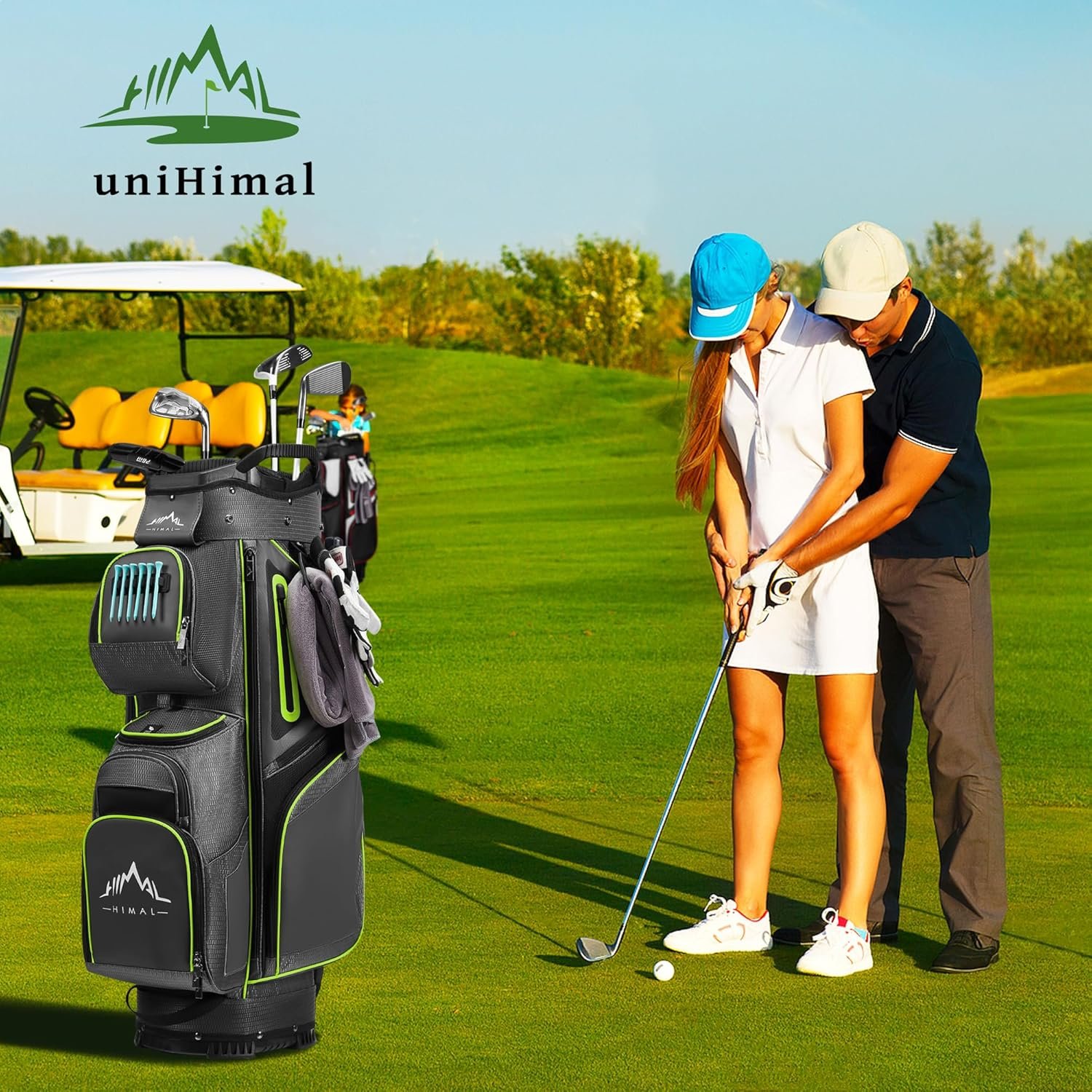 15-Way Golf Cart Bag, Premium Anti-Shake Divider Top Golf Bag with Comfortable Handles, Magnetic Pocket and Rain Cover 8 15-Way Golf Cart Bag, Premium Anti-Shake Divider Top Golf Bag with Comfortable Handles, Magnetic Pocket and Rain Cover - Image 8