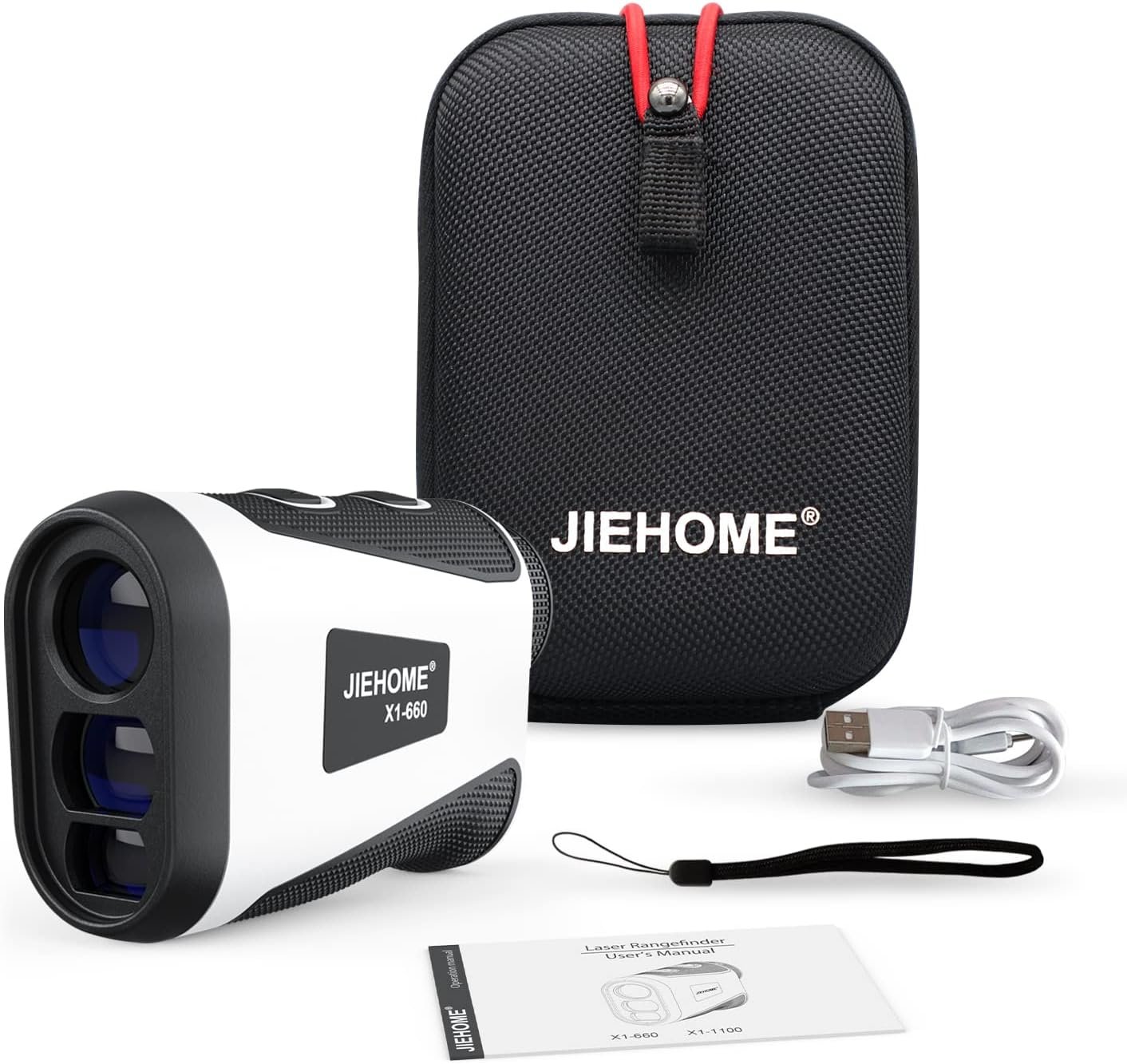 X1 Golf Rangefinder with Slope, Flagpole Lock and Vibration, 660/1100YDS Laser Rangefinder for Golfing & Hunting, Rechargeable Laser Range Finder Distance Measuring with High-Precision 7 X1 Golf Rangefinder with Slope, Flagpole Lock and Vibration, 660/1100YDS Laser Rangefinder for Golfing & Hunting, Rechargeable Laser Range Finder Distance Measuring with High-Precision - Image 7