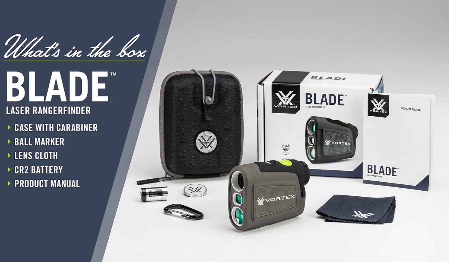 Vortex Optics Blade Series Golf Laser Rangefinders - Tournament Legal, PinSpotter Mode, Slope Mode (Select Model), Cart Magnet, Waterproof, Shockproof - Unlimited, Unconditional Warranty 6 Vortex Optics Blade Series Golf Laser Rangefinders - Tournament Legal, PinSpotter Mode, Slope Mode (Select Model), Cart Magnet, Waterproof, Shockproof - Unlimited, Unconditional Warranty - Image 6