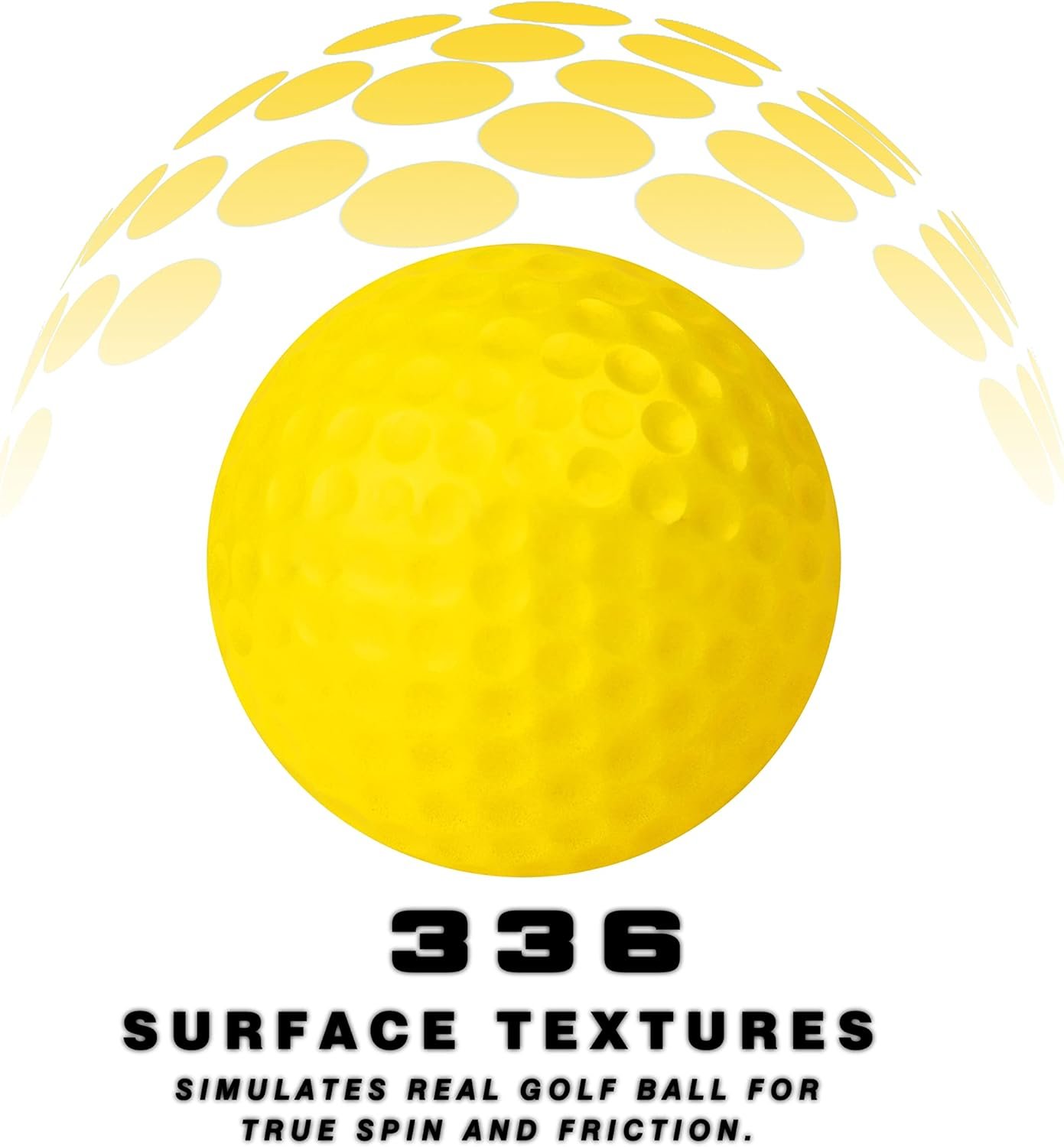 CHAMPKEY Practice Foam Golf Balls - 16 or 32 Pack | Limited Flight, True Spin and Feel Training Balls 3 CHAMPKEY Practice Foam Golf Balls - 16 or 32 Pack | Limited Flight, True Spin and Feel Training Balls - Image 3