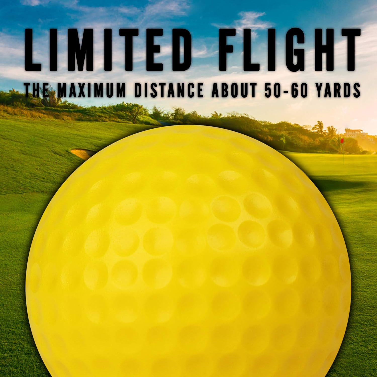 CHAMPKEY Practice Foam Golf Balls - 16 or 32 Pack | Limited Flight, True Spin and Feel Training Balls 5 CHAMPKEY Practice Foam Golf Balls - 16 or 32 Pack | Limited Flight, True Spin and Feel Training Balls - Image 5