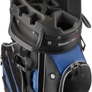 Founders Club 4th Generation Club Lock Organizer Golf Cart Bag for Men with 14 Way Anti Rattle Divider Top- Free Snap On Rain Hood-Full Length Dividers
