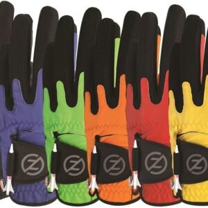 Zero Friction Men's Compression-Fit Synthetic Golf Glove, Universal Fit One Size