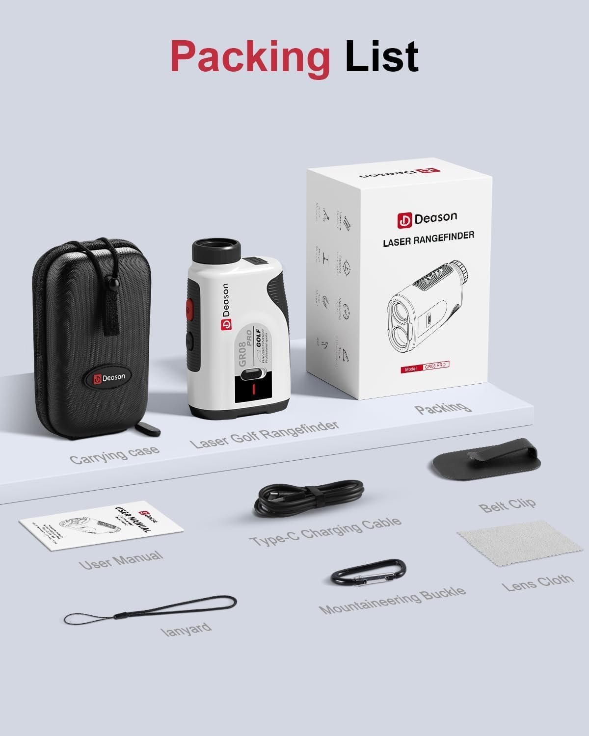 Golf Rangefinder with Slope,1300 Yards Laser Rangefinder,7X Magnification, Rechargeable Range Finders Golfing with Flag Lock Vibration,Speed Mode for Hunting Shooting. 7 Golf Rangefinder with Slope,1300 Yards Laser Rangefinder,7X Magnification, Rechargeable Range Finders Golfing with Flag Lock Vibration,Speed Mode for Hunting Shooting. - Image 7