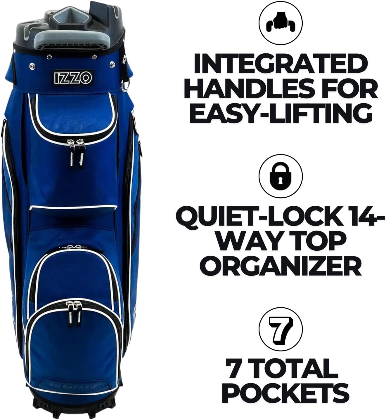 IZZO Vault Cart Golf Bag 3 IZZO Vault Cart Golf Bag - Image 3