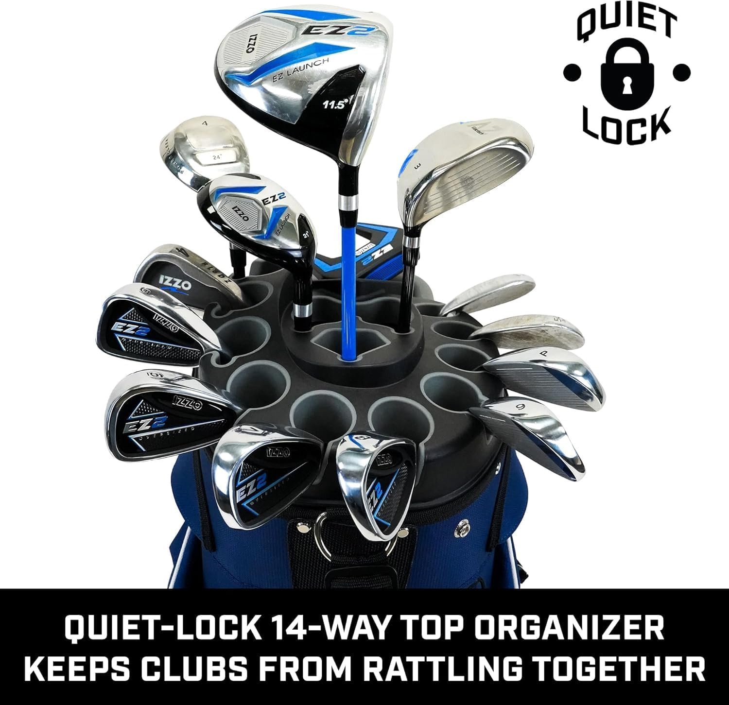 IZZO Vault Cart Golf Bag 4 IZZO Vault Cart Golf Bag - Image 4