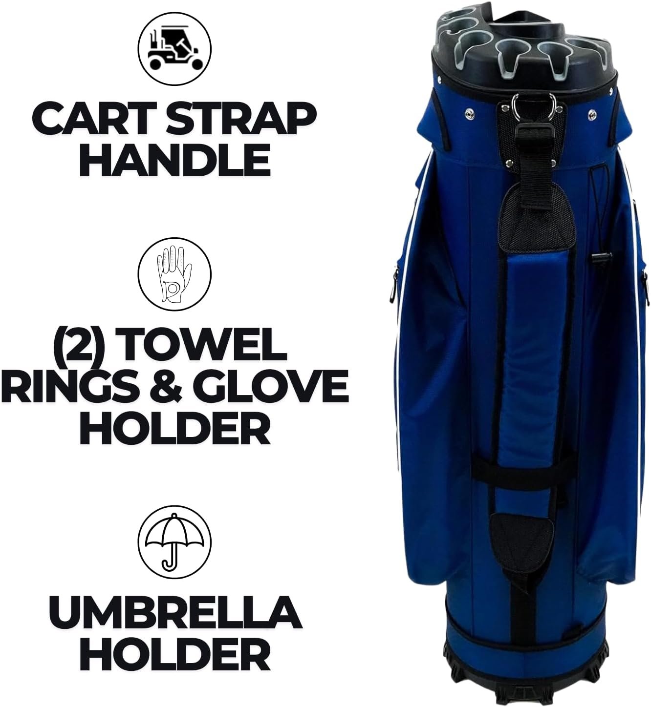 IZZO Vault Cart Golf Bag 5 IZZO Vault Cart Golf Bag - Image 5