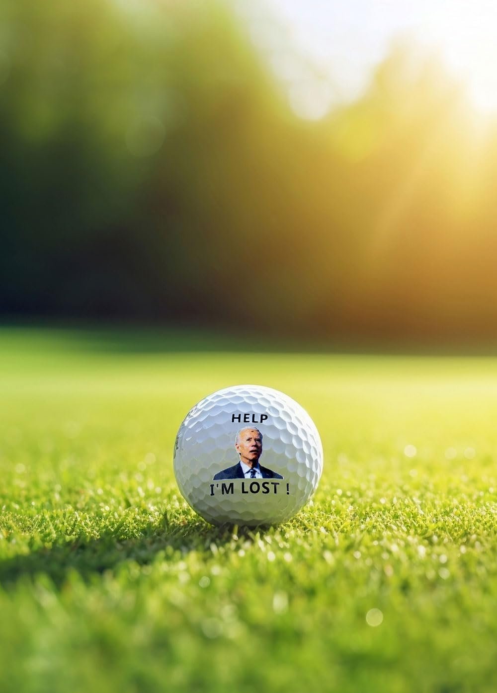 Lymhy 3 Pack Biden Golf Balls Funny Confused Joe Biden Help I'm Lost Cute Novelty Golf Balls Gifts 5 Lymhy 3 Pack Biden Golf Balls Funny Confused Joe Biden Help I'm Lost Cute Novelty Golf Balls Gifts - Image 5