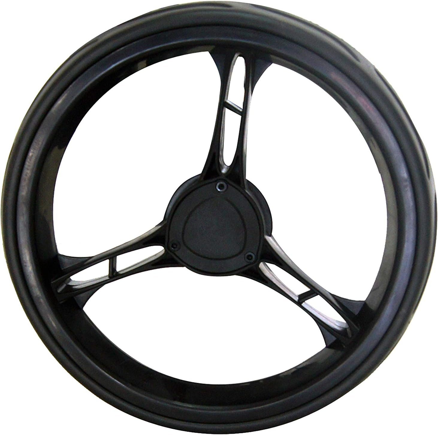 Golf Push Cart 3 Wheel with 360 Rotating Front Wheel, One Second to Open & Close, Lightweight Folding Golf Pull Cart with Foot Brake, Umbrella Holder, Cup Holder, & Storage Compartment 8 Golf Push Cart 3 Wheel with 360 Rotating Front Wheel, One Second to Open & Close, Lightweight Folding Golf Pull Cart with Foot Brake, Umbrella Holder, Cup Holder, & Storage Compartment - Image 8