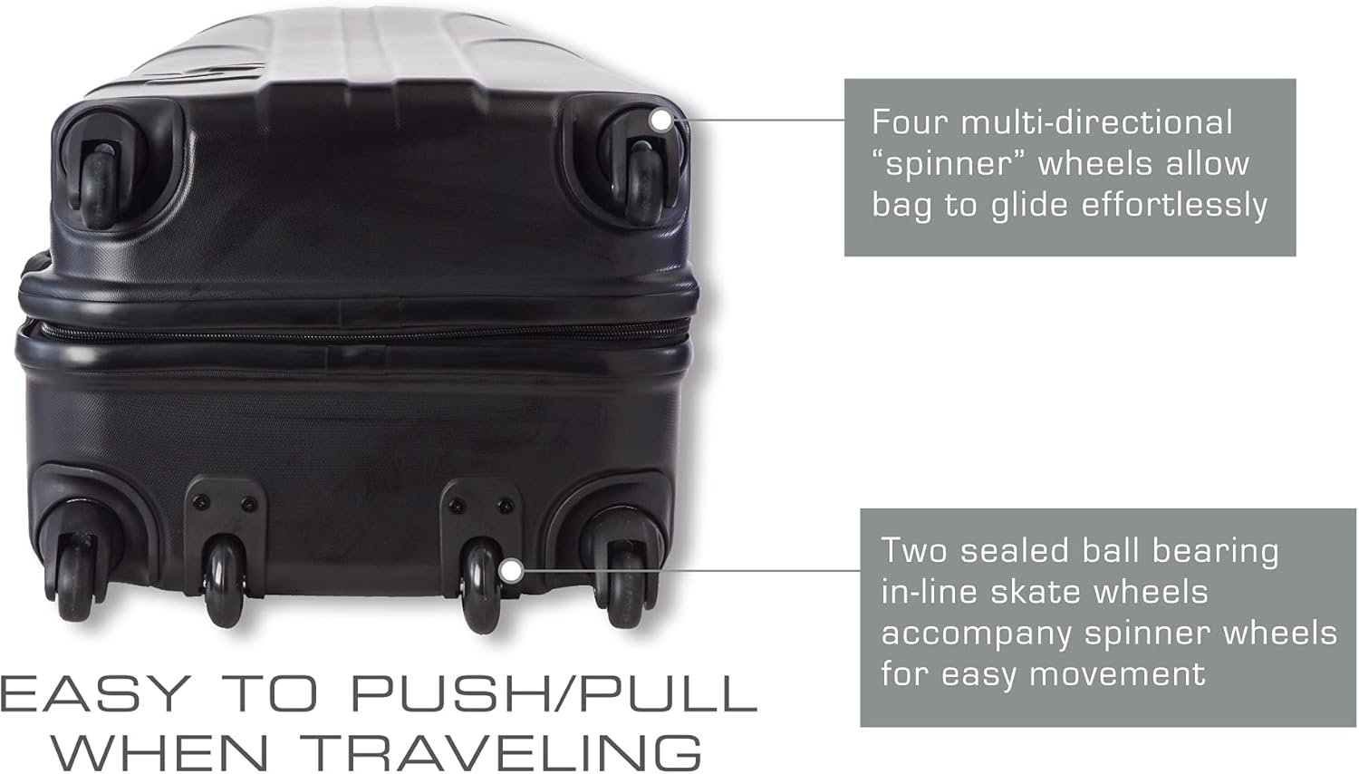 Samsonite Golf 6850 Hard Case Golf Travel Bag, Lightweight & Durable ABS Shell, Multi-Directional Wheels 4 Samsonite Golf 6850 Hard Case Golf Travel Bag, Lightweight & Durable ABS Shell, Multi-Directional Wheels - Image 4