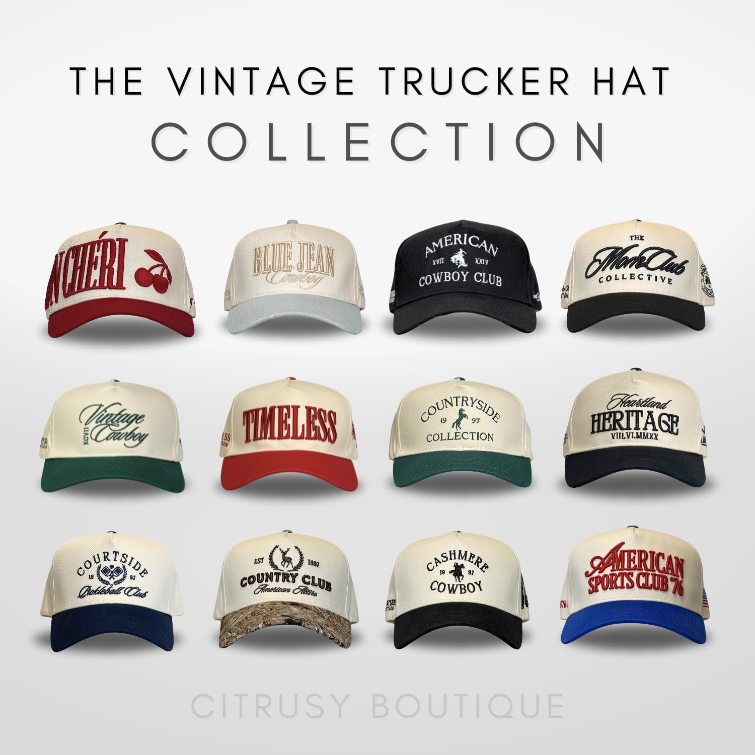 Vintage Sport Trucker Hat | Men & Women | Trendy Pickleball Golf Hats Men | American Cute Country Western | Cotton | Snapback 7 Vintage Sport Trucker Hat | Men & Women | Trendy Pickleball Golf Hats Men | American Cute Country Western | Cotton | Snapback - Image 7