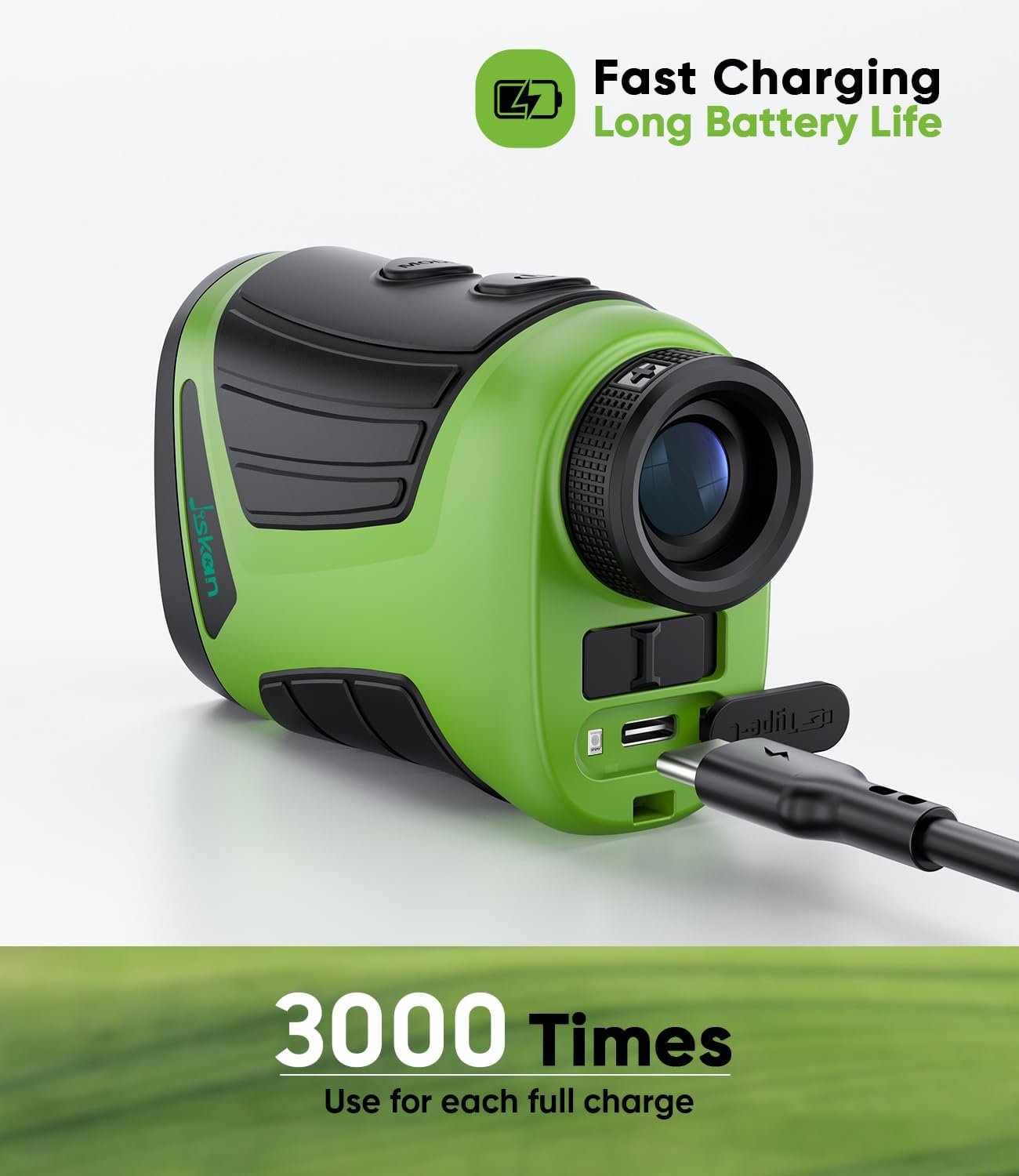 Pro Laser Golf Rangefinder with Slope Magnetic 1200 Yards 7X Magnification Flag Pole Locking Rechargeable Range Finder Golf Accessories Gifts for Men 5 Pro Laser Golf Rangefinder with Slope Magnetic 1200 Yards 7X Magnification Flag Pole Locking Rechargeable Range Finder Golf Accessories Gifts for Men - Image 5