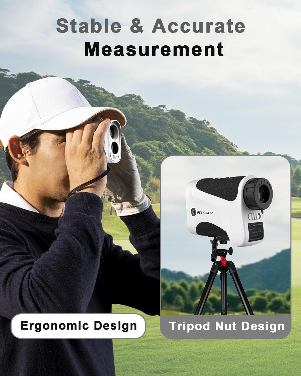 Golf Rangefinder 650/1200/1700 Yards Range Finder Golfing 6X Magnification 0.5 Yard Accuracy Flag Pin Lock Vibration Fast Focus 6 Golf Rangefinder 650/1200/1700 Yards Range Finder Golfing 6X Magnification 0.5 Yard Accuracy Flag Pin Lock Vibration Fast Focus - Image 6