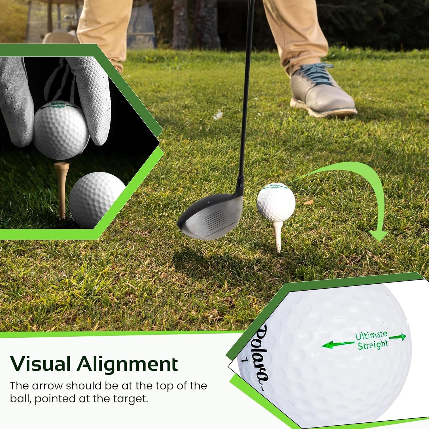 Polara Golf Self-Correcting Golf Balls – Soft Feel, Anti-Slice & Hook Correction, Exceeds USGA Limits, Dimple Pattern, High-Performance Balls for Men & Women – 1 Dozen 3 Polara Golf Self-Correcting Golf Balls – Soft Feel, Anti-Slice & Hook Correction, Exceeds USGA Limits, Dimple Pattern, High-Performance Balls for Men & Women – 1 Dozen - Image 3