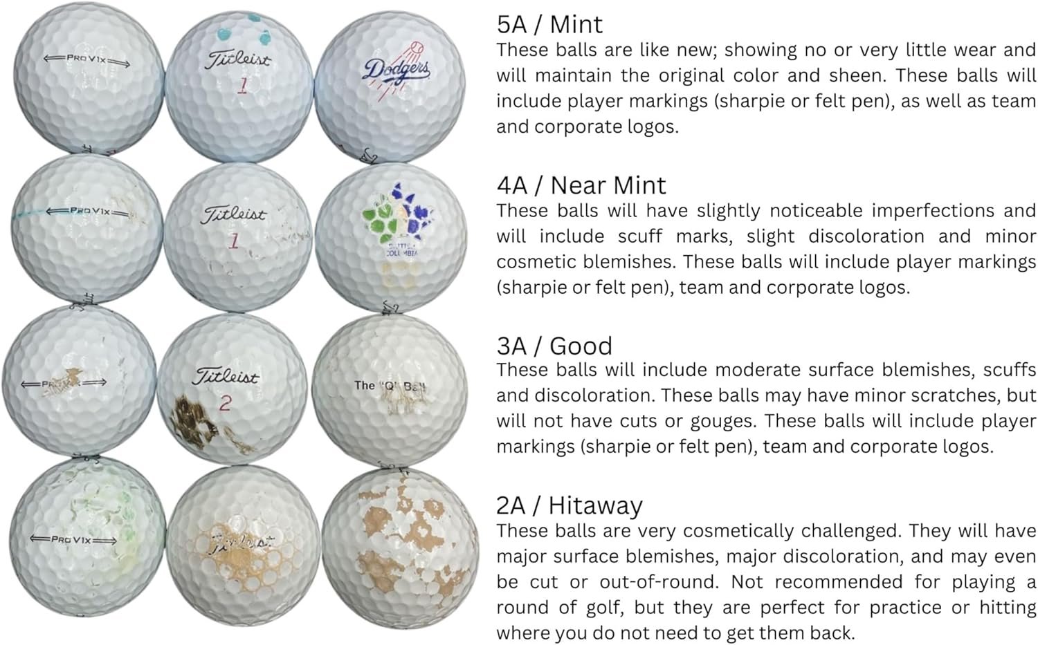 100 Shag/Practice/Hit Away/Range Used Golf Ball Mix in Mesh Bag - Golf Ball Planet 7 100 Shag/Practice/Hit Away/Range Used Golf Ball Mix in Mesh Bag - Golf Ball Planet - Image 7