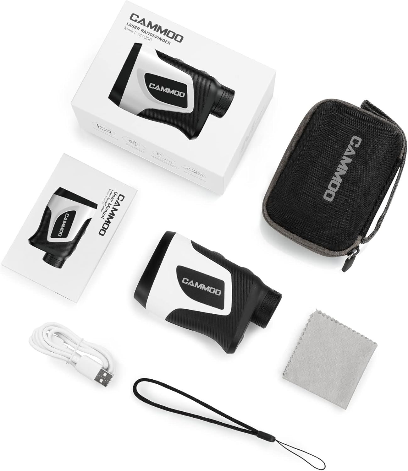 Golf Hunting Rangefinder with Slope, 1100Y Range Finder Golfing with 5 Mode, 6X Magnification, USB Charging, Clear&Accurate Measurement,Vibration Alert, for Hunting,Golfing, Measurement - M1000 7 Golf Hunting Rangefinder with Slope, 1100Y Range Finder Golfing with 5 Mode, 6X Magnification, USB Charging, Clear&Accurate Measurement,Vibration Alert, for Hunting,Golfing, Measurement - M1000 - Image 7