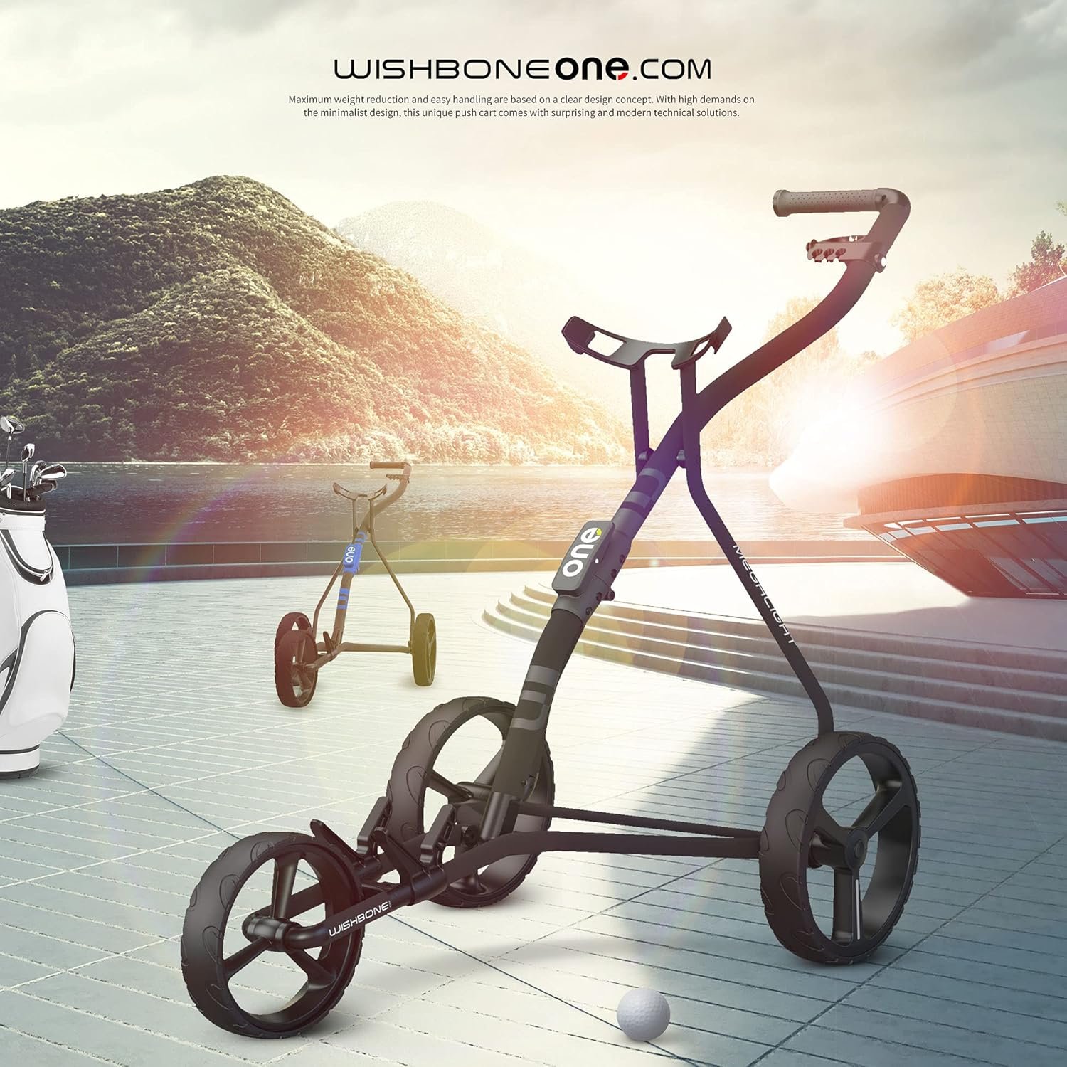Golf Push Carts, 1-Step Folding Lightweight Design | Aircraft-Grade Frame 9lbs 7 Golf Push Carts, 1-Step Folding Lightweight Design | Aircraft-Grade Frame 9lbs - Image 7