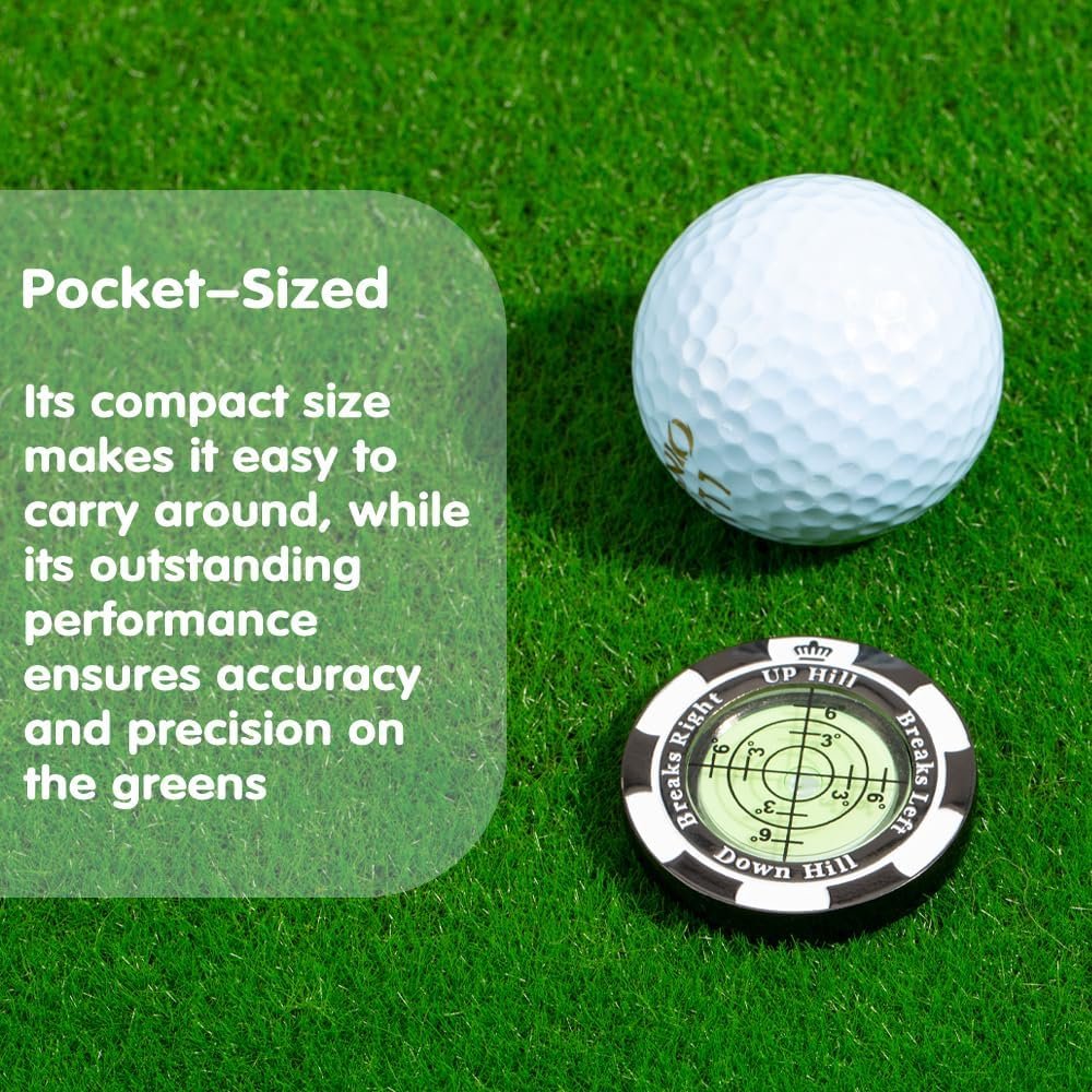 SlopeMaster ProGreen Reader - Golf Ball Marker with High Precision Green Reading Aid Golf Accessories for Men Women 5 SlopeMaster ProGreen Reader - Golf Ball Marker with High Precision Green Reading Aid Golf Accessories for Men Women - Image 5