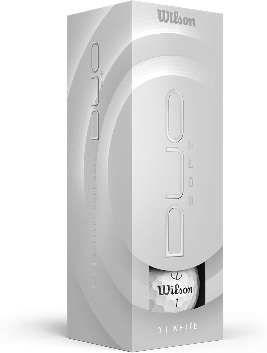 WILSON 2025 Duo Soft Golf Balls - White, 12 Balls 4 WILSON 2025 Duo Soft Golf Balls - White, 12 Balls - Image 4