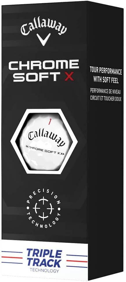 Callaway Golf Chrome Soft X Golf Balls (Triple Track (Yellow) 2 Callaway Golf Chrome Soft X Golf Balls (Triple Track (Yellow) - Image 2